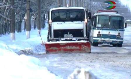 снежно-мусорный апокалипсис в большом Харцызске