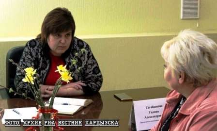 Галина Сагайдакова провела приём в Харцызске