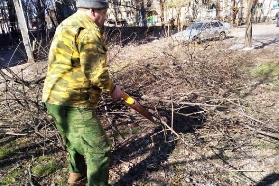 Последствия февральской непогоды в Харцызске