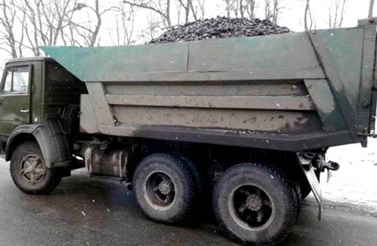 Уголь для харцызских льготников
