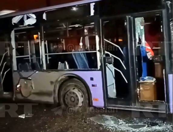 Донецк, обстрел троллейбусного депо